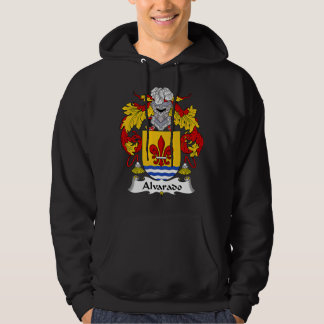 Alvarado Coat of Arms Family Crest Premium Hoodie