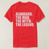 AlvaradoAlvarado Achternaam Alvarado T-shirt (Design voorkant)