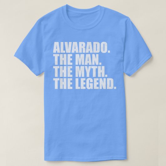 AlvaradoAlvarado Achternaam Alvarado T-shirt (Design voorkant)
