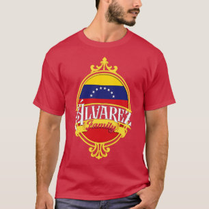 Alvarez Familie Venezuela Vlag T-shirt
