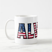 Alvaro Name Vorname USA styled Tasse Kaffeetasse Koffiemok (Links)