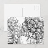 Alveoli met Lymphograde Gardeners Briefkaart (Voorkant / Achterkant)