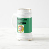 Alves* Familie (Portugal) Beer Stein Bierpul (Voorkant links)