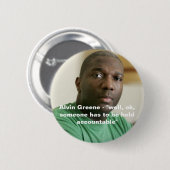 Alvin Greene Ronde Button 5,7 Cm (Voorkant /achterkant)