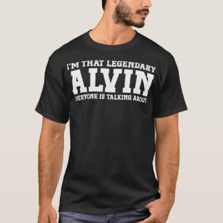 Alvin Persoonlijke Naam Grappige Alvin T-shirt