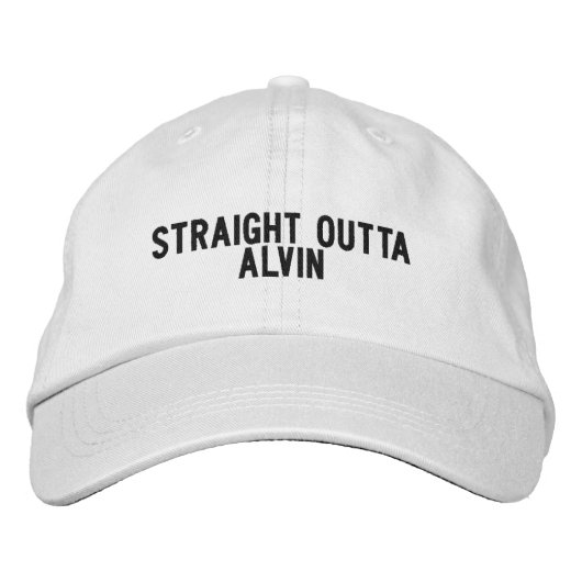 Alvin TEXAS Hoed Geborduurde Pet (Voorkant)