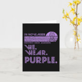 Alvleesklier Kanker Awareness Maand November draag Kaart (Gele Bloem)