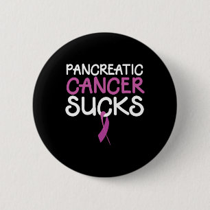 Alvleesklier Kanker Awareness Maand November Ronde Button 5,7 Cm