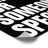 Alvleesklier kankerbewustzijn Ik Draag Paarse voor Poster (Hoek)