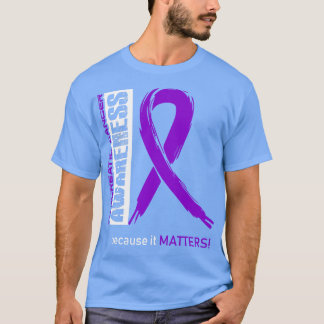 Alvleesklier kankerbewustzijn omdat het ertoe doet t-shirt