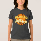 Alvord TX Bulldogs Basketbal T-shirt (Voorkant)