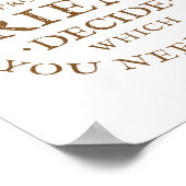 Alvorens geld van een vriend te lenen poster (Hoek)