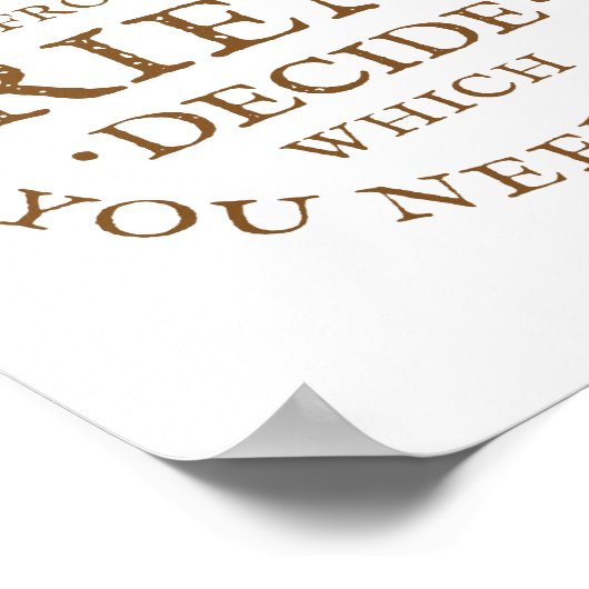 Alvorens geld van een vriend te lenen poster (Hoek)