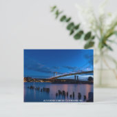 Alvsborgsbron Gothenburg Sunset Sky Briefkaart (Staand voorkant)