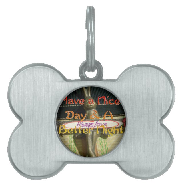 Alwaus Love Hakuna Matata hebben een mooie dag en  Huisdieren Naamplaatje (voorkant)