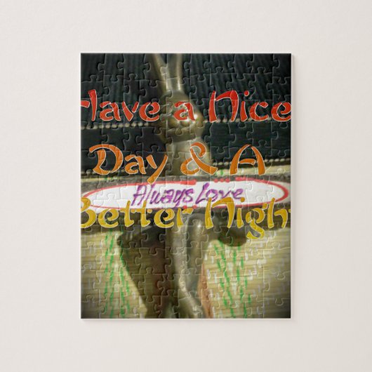 Alwaus Love Hakuna Matata hebben een mooie dag en Legpuzzel (Verticaal)