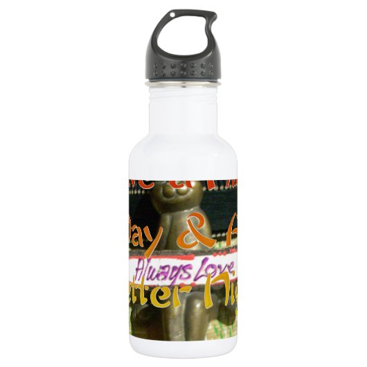 Alwaus Love Hakuna Matata hebben een mooie dag en  Waterfles (Voorkant)