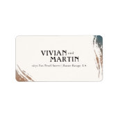 Always and for Eternity Wedding Address Etiket (Voorkant)