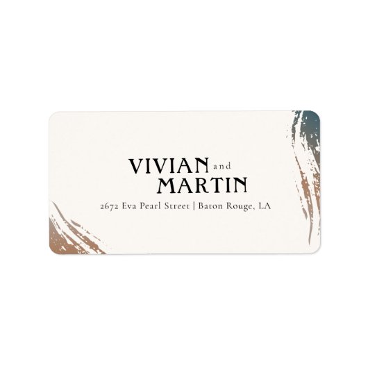 Always and for Eternity Wedding Address Etiket (Voorkant)