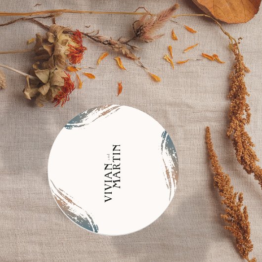 Always and for Eternity Wedding Ronde Sticker