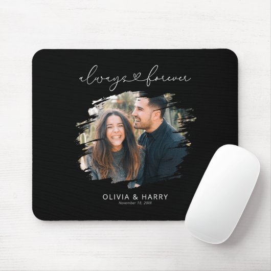 Always And Forever Couple Photo Muismat (Met muis)
