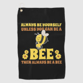 Always Be A Bee Golfhanddoek (Voorkant)
