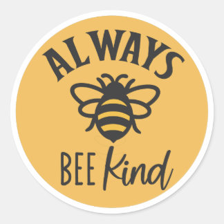 Always bekind ronde sticker