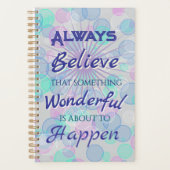 Always Believe Wonderful Planner (Voorkant)