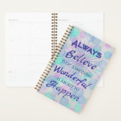 Always Believe Wonderful Planner (Display)