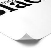 Always Bet On Black Funny Proud Black Woman Quote  Poster (Hoek)