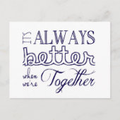 Always better when briefkaart (Voorkant)