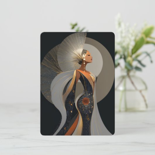 ALWAYS ELEGANT #10 FEESTDAGENKAART (Staand voorkant)