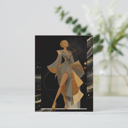 ALWAYS ELEGANT #11 BRIEFKAART (Staand voorkant)