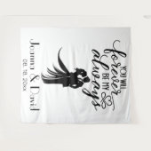 Always & Forever Silhouette Backdrop Wandkleed (Voorkant (horizontaal))