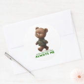 Always Happy and Positive | Adorable Gift Ronde Sticker (Envelop)