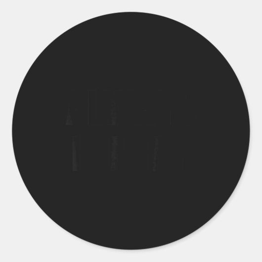 Always Hungry - Pular Funny Quote  Ronde Sticker (Voorkant)