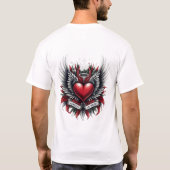 Always In Heart Typography T-Shirt (Achterkant)