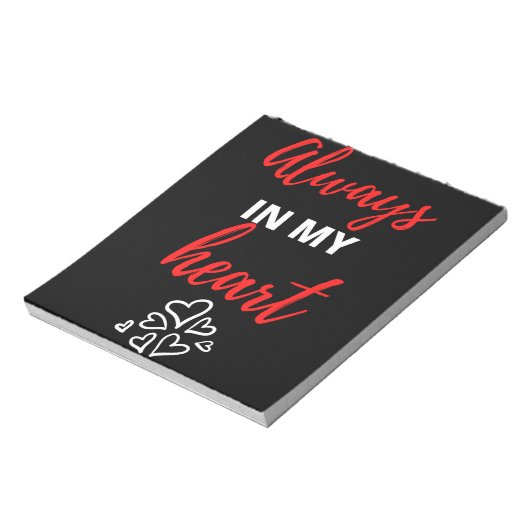 Always In My Heart Notitieblok (Linkerzijde)