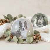 Always In Our Hearts Pet Photo Memorial Keepsake Sneeuwbol