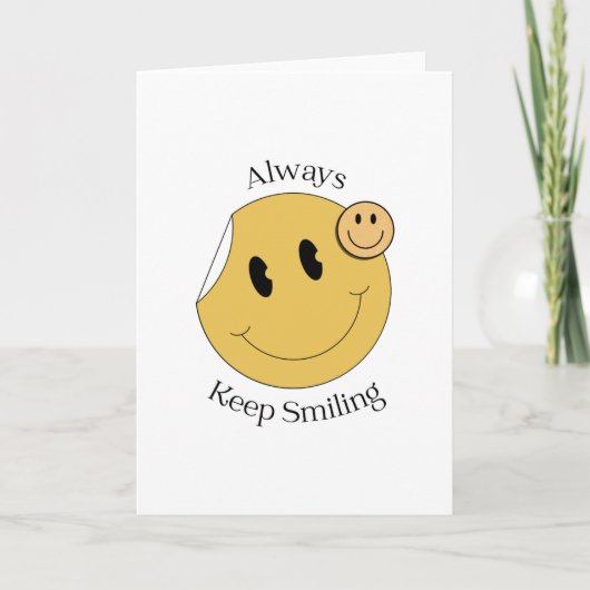 Always Keep Smiling CardFolded Program Programma (Voorkant)