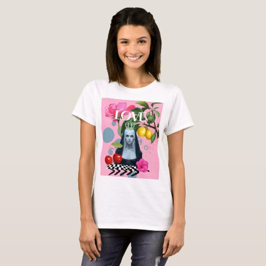 Always LOVE Modern - Artistiek Collage T-shirt (Voorkant volledig)