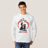 Always Love Wins Unisex Long Sleeve Shirt (Voorkant volledig)