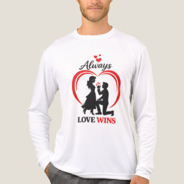 Always Love Wins Unisex Long Sleeve Tee Tri-Blend Shirt