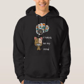 Always on my mind ! Funny cat design Black Friday Hoodie (Voorkant)