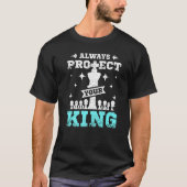 Always protect your king chess Premium T-shirt (Voorkant)