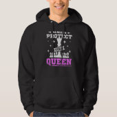 Always protect your queen chess Premium Hoodie (Voorkant)