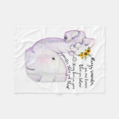 Always Remember You Are Braver Than You Believe Mo Fleece Deken (Voorkant (Horizontaal))