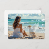 Always Remembered Pet Loss Dog Bond Sympathy Card (Voorkant / Achterkant)