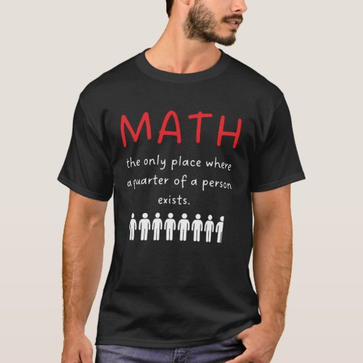 Always Right Math Teacher T-shirt (Voorkant)