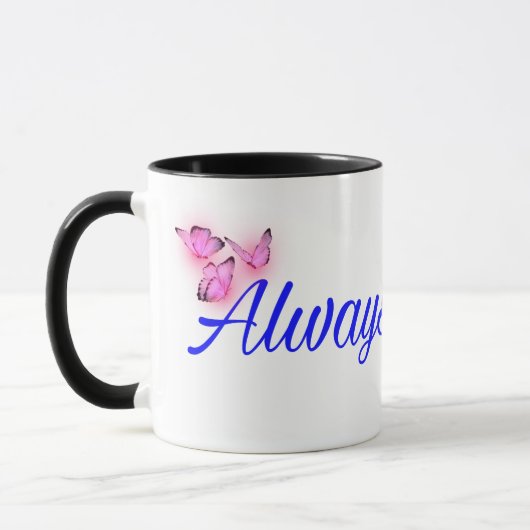 Always – Romantic Minimalist Mug Mok (Links)